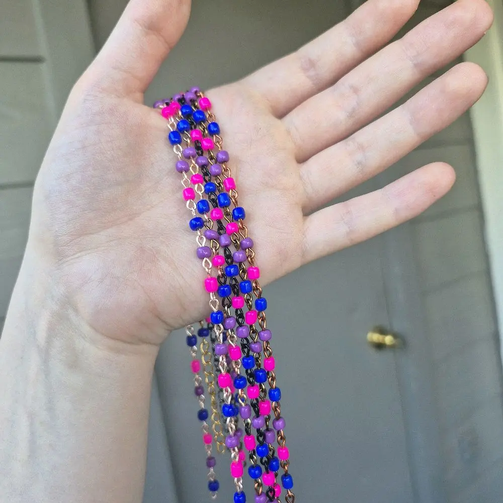 Bisexual Flag Pattern Chain