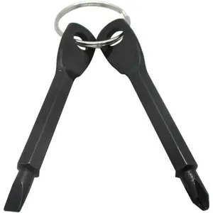 Mini  Set (Pack of 2) -  Stocking Stuffers for Men - Flat  & Phillips - Portable Repair Tool - Screw Fixing - Key Shape