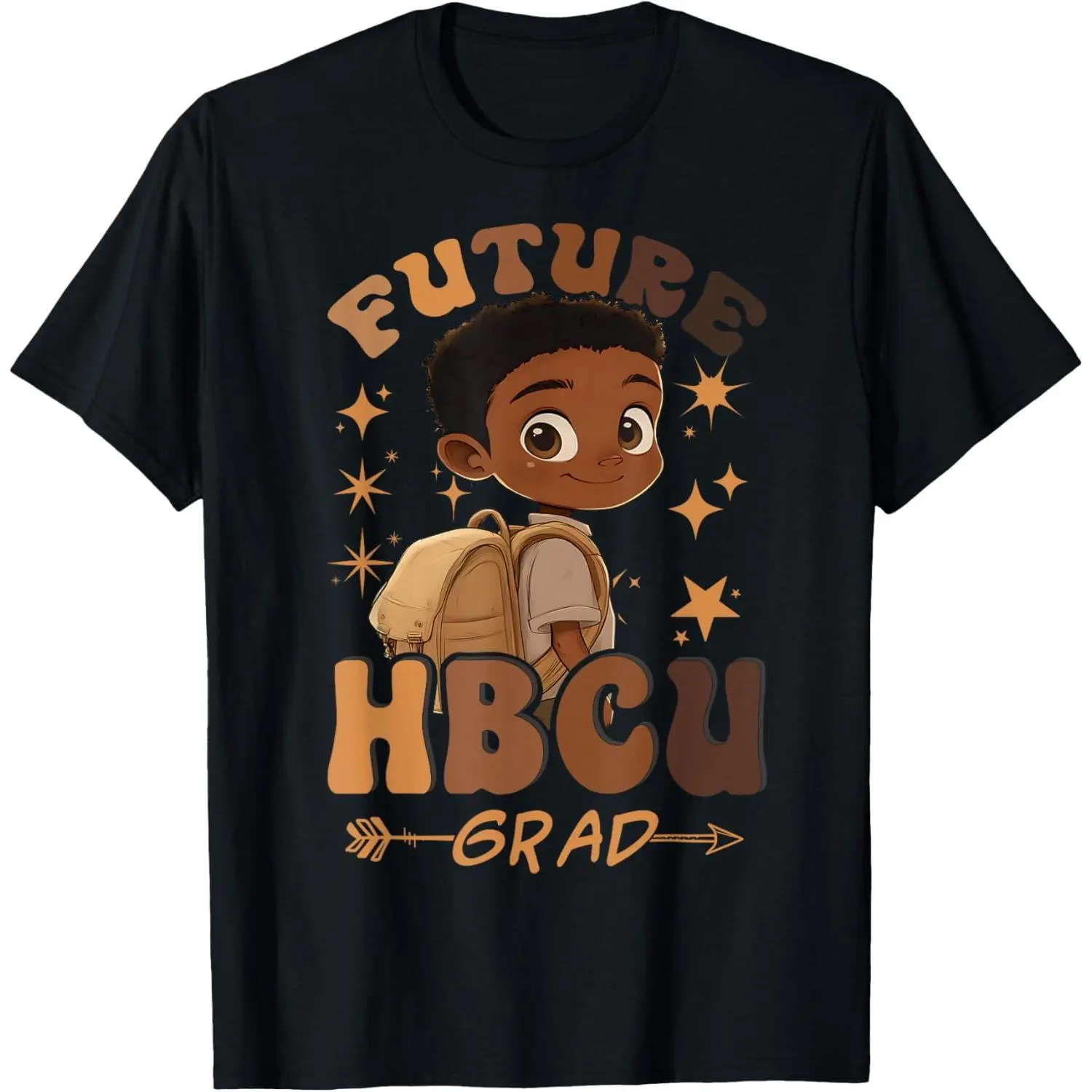Women's Boys' Future HBCU Graduate Graphic T-shirt - Casual Short Sleeve Cotton Crew Neck Top, Graduation Clothes, Classic, Durable Stitching, Machine Washable, S, Jeans Compatible