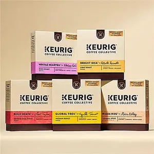 Keurig Coffee Collective – 5 Signature Blends – Premium Keurig K-Cup Pods - Light, Medium, Dark, and Flavored Coffee Keurig Coffee Collective – 5 Signature Blends – Premium Keurig K-Cup Pods - Light, Medium, Dark, and Flavored Coffee