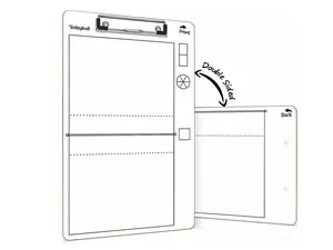 Volleyball Dry Erase Clipboard 15"x9"