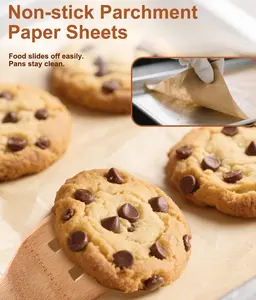 Unbleached Parchment Paper, Precut Baking Sheets, Non Stick Parchment Paper, 9x13 Inch Parchment Sheets, Air Fryer Baking Paper, Grilling Parchment Sheets, Steaming Cooking Paper, Cupcake Liner Alternative, Cookie Baking Sheets, Bread Baking.