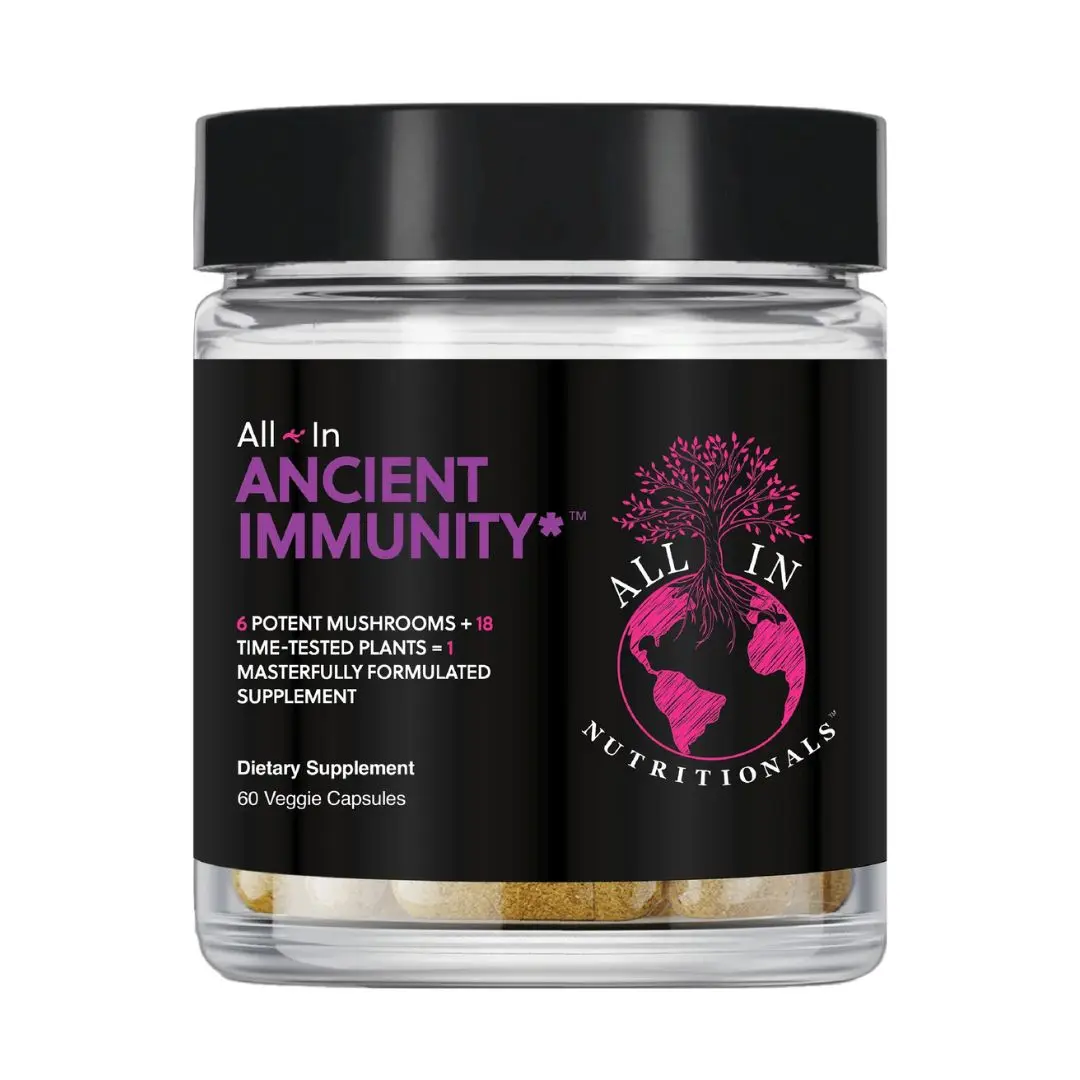 All-In Nutritionals Ancient Immunity* - Herbal + Mushroom Complex for Immune Support*