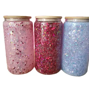 LIVE SALE SNOWGLOBE CUPS with LID,  Mug Tumblers Bamboo Drink ware Lid