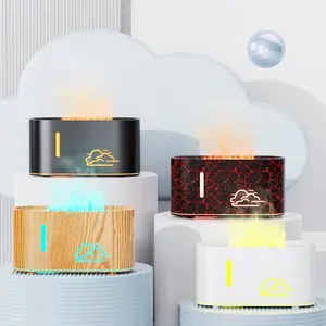 Cloud Shaped Aroma Diffuser, USB Plug Air Revitalizer Humidifier with LED Light, Essential Oil Diffuser, Home Appliances for Bedroom, Living Room, Office