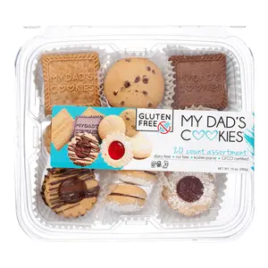 MY DAD'S COOKIES 20 Count Assortment - 6 Flavors Gluten-Free, Dairy Free, Nut Free, & Kosher