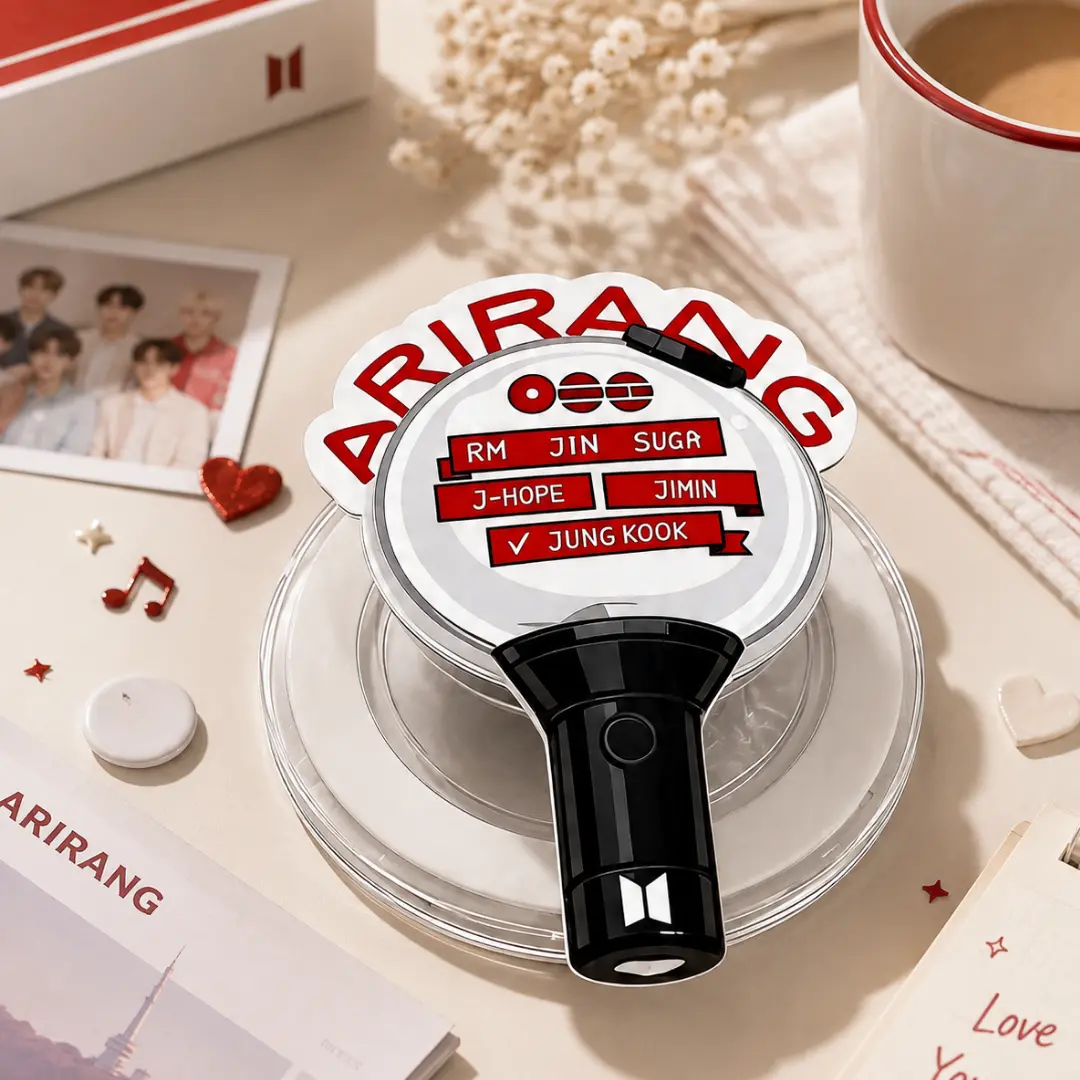 Arirang Kpop Fan Phone Grip Cute Lightstick Style Holder Stand MagSafe Compatible Korean Music Fan Gift Phone Accessory