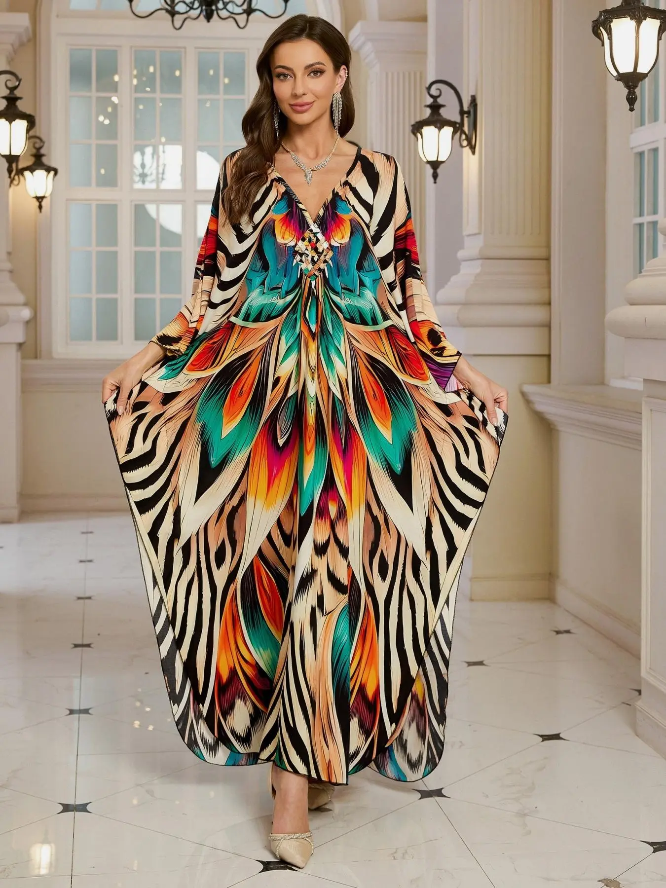Women's Kaftan Dress, Casual Modest Bohemian Style Long Sleeve Max Dress for Beach Vacation Holiday, Dresses for Women, Modesty Ladies Maxi Clothes for All Seasons, Caftan, Boho Casual Kaftan - TikTok Shop Women's Kaftan Dress, Casual Modest Bohemian Style Long Sleeve Max Dress for Beach Vacation Holiday, Dresses for Women, Modesty Ladies Maxi Clothes for All Seasons, Caftan, Boho Casual Kaftan - TikTok Shop