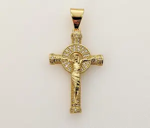 Plated Cross Pendant