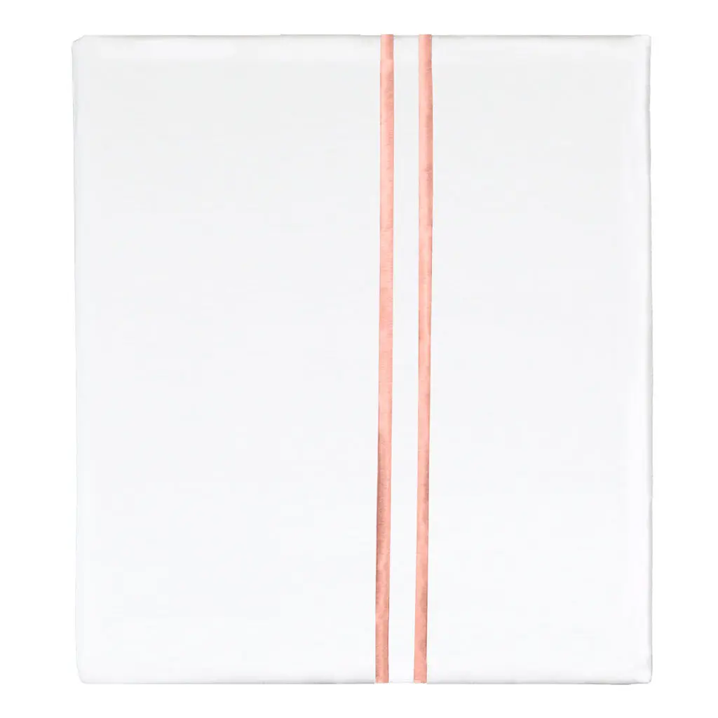 Coral Lines Embroidered Flat Sheet