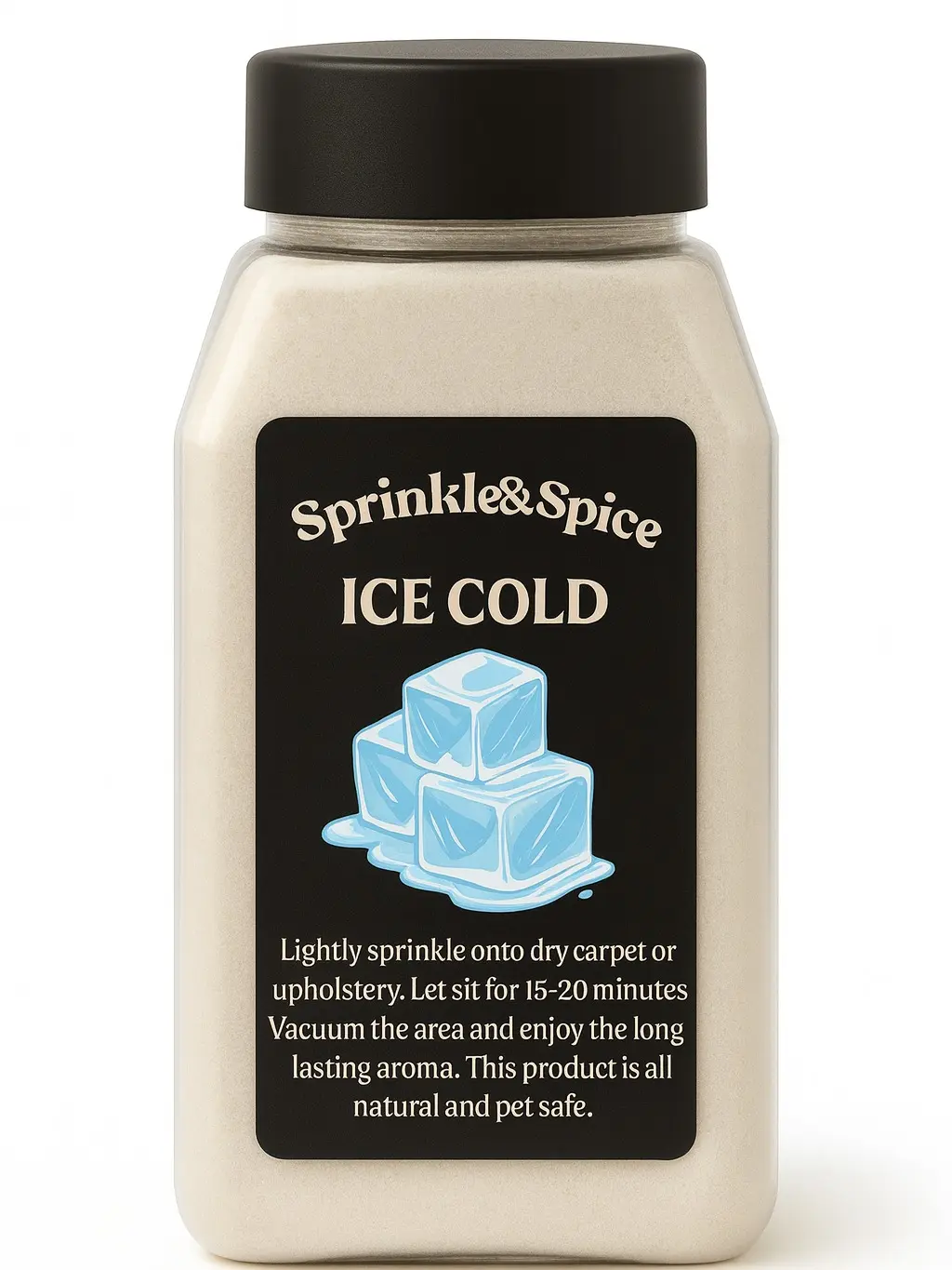 Sprinkle and Spice Scented Powder Household Carpet Refreshener - Sprinkle Application, Woody Aromatic Men's Musk Woods Cologne Scent