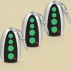 3-Pack M12 Gate Opener Remote Control with 3-Year Warranty, Swing Sliding Gate Remote Replacement, Long Range Wireless Transmitter, Waterproof and Durable Keychain Remote for Automatic Gate Operators