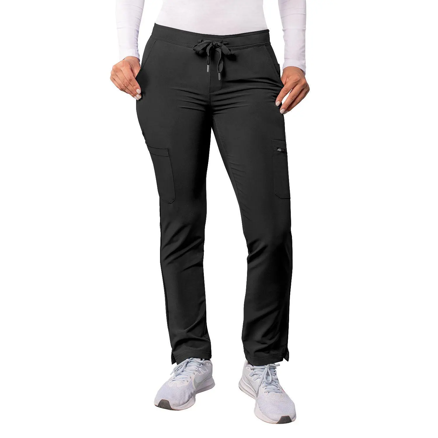 Addition Women's Skinny Leg Cargo Pant  by Adar (Regular) XXS-3XL Black