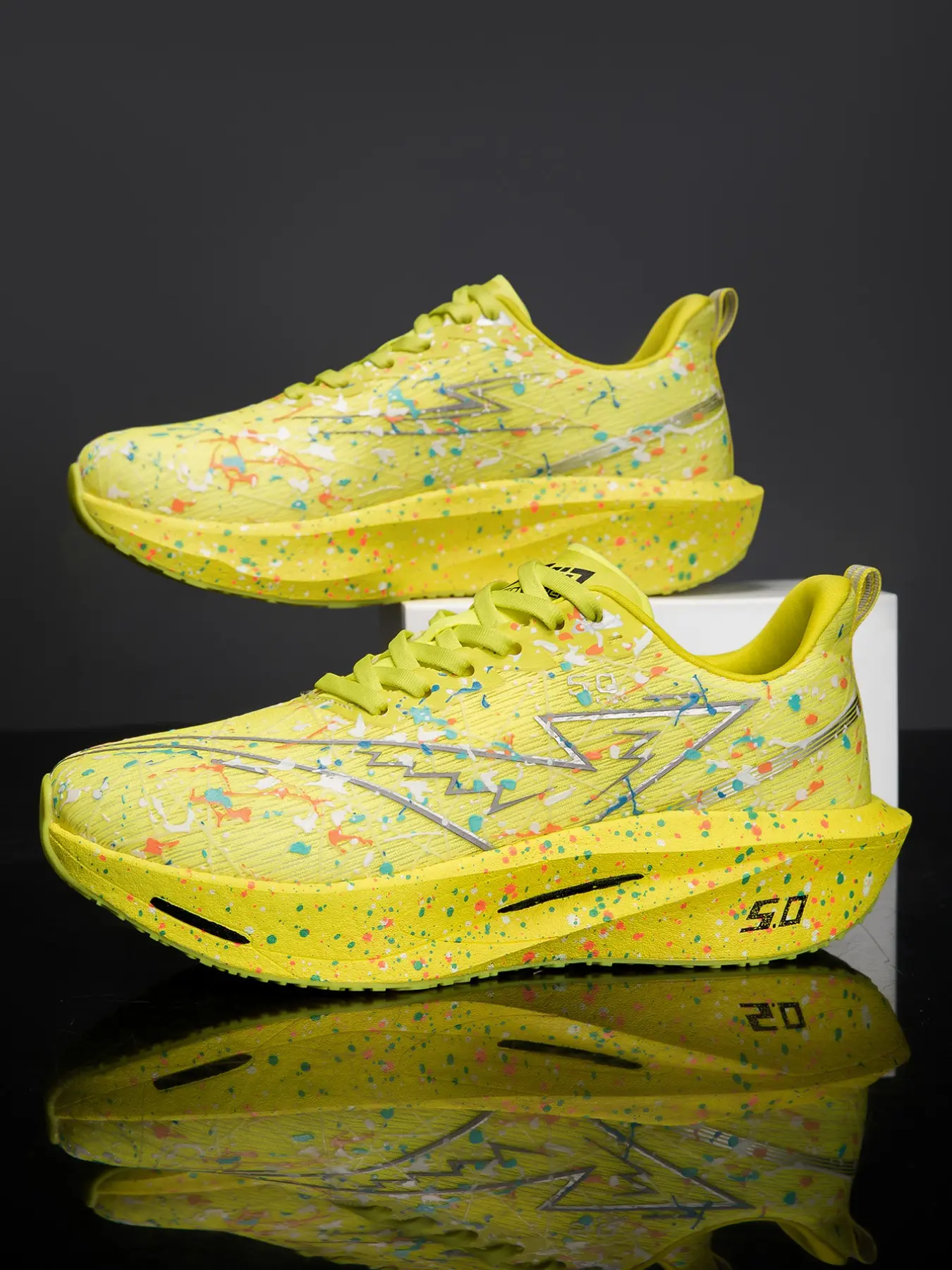 Men's Outdoor Running Shoes, Athletic Running Trainers, Lightweight Sporty Sneakers, Running Sports Footwear, Shoe For Runners, Breathable Textile Upper, Tpu Sole, Ideal for All Seasons, Indoor Fitness Training