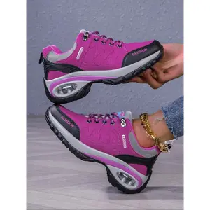 Women’s waterproof hiking boots, high-top non-slip warm shoes, cushioned shock absorption, outdoor adventure footwear, trekking camping shoes