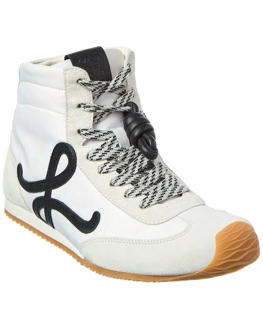 Loewe Ballet Runner 2.0 Nylon & Leather High-Top Sneaker