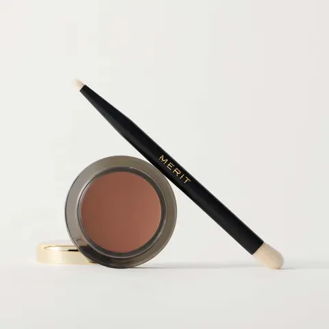 MERIT Brush No. 2 - Dual Ended Eyeshadow Brush