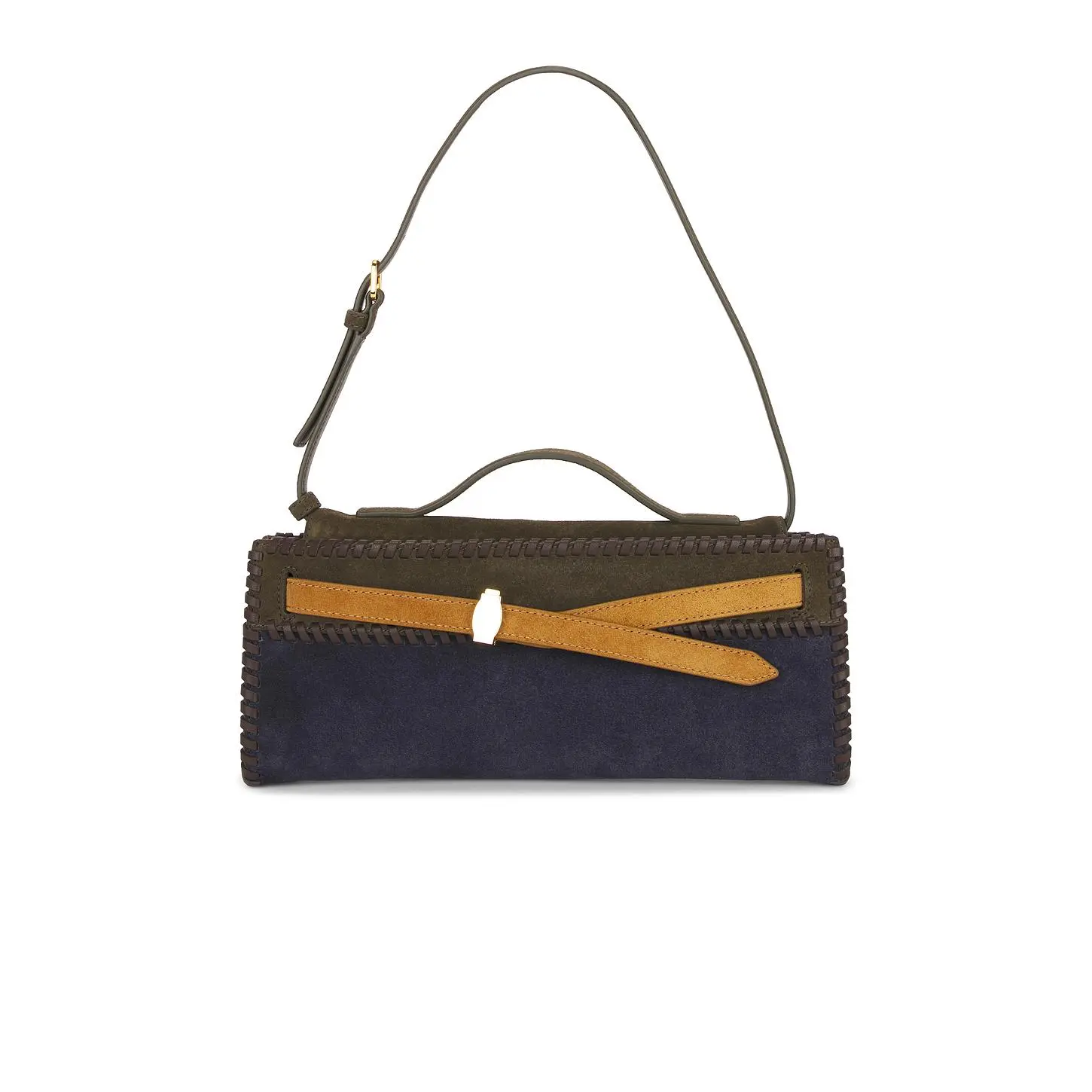 Veronica Beard Colorblock Dash Bag in Cypress Multi