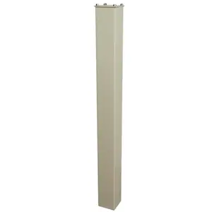 Mail Boss 7122 In-Ground 46 in. Steel Mail Box Post White