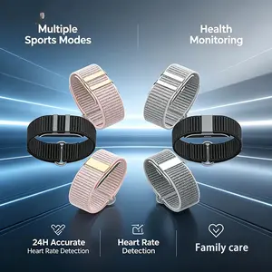 Men Women Electronic Bracelet Family Care 24h Heart Rate Monitor No Screen Smart Bracelet Sleep Health Sports Tracker Pedometer