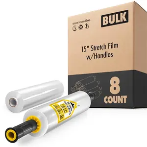 15" Stretch Film w/ Handles (8 Pack)