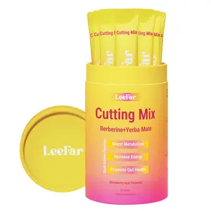 LeeFar Cutting Drink Mix –| Strawberry Açaí Flavor – 30 Servings