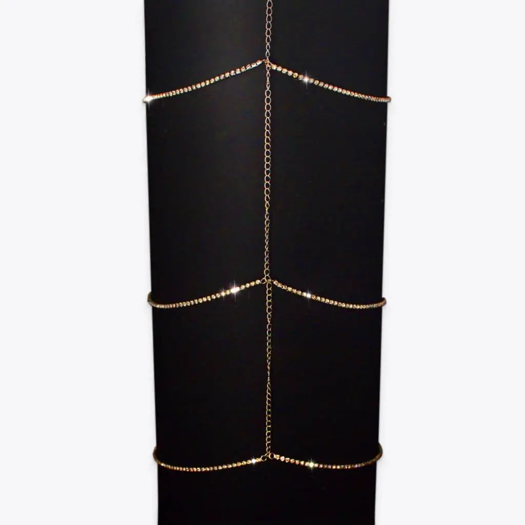 Multilayered Gold Thigh Chain