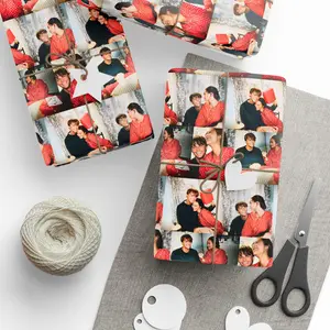 Conrad and Belly Christmas Wrapping Paper, TSITP Gifts Team Conrad Connie Baby Bonrad Paris