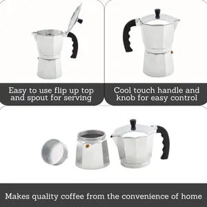 Espresso maker three cups