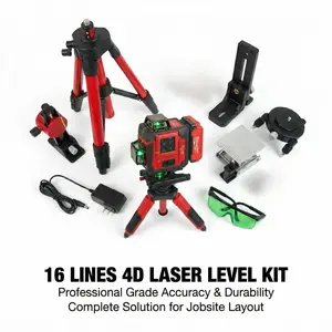Milwaukee 16 Line Laser Level Kit for Professional Construction and Precision Alignment