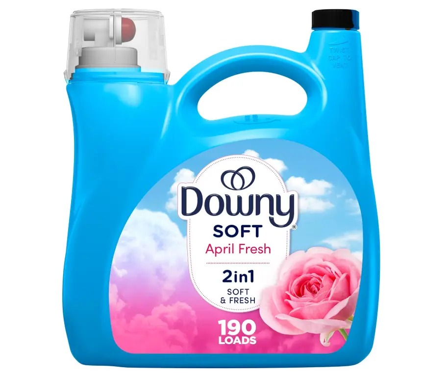Downy Liquid Fabric Softener, April Fresh 2-in-1 Fresh & Soft, 140 Fl Oz, 190 Loads, Fabric Conditioner For Freshness And Softness