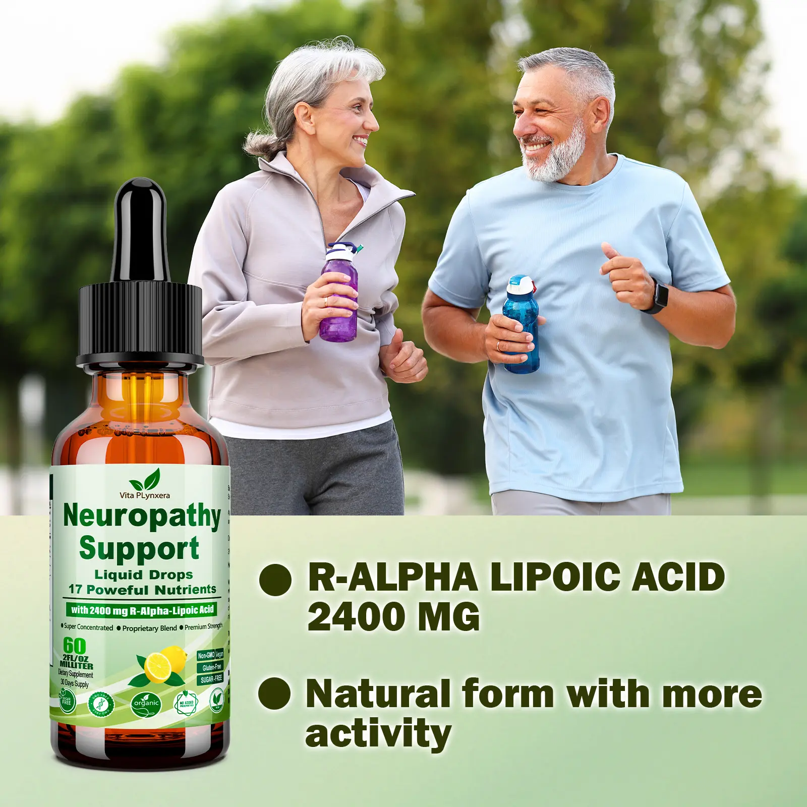Neuropathy Supplements Liquid Drops, Advance 17-in-1 Stabilized R-Alpha Lipoic Acid (R-ALA) w. Acetyl L-Carnitine Vitamin B-Complex Magnesium, High Potency R-Lipoic Acid for Nerve Antioxidant Energy - TikTok Shop Neuropathy Supplements Liquid Drops, Advance 17-in-1 Stabilized R-Alpha Lipoic Acid (R-ALA) w. Acetyl L-Carnitine Vitamin B-Complex Magnesium, High Potency R-Lipoic Acid for Nerve Antioxidant Energy - TikTok Shop