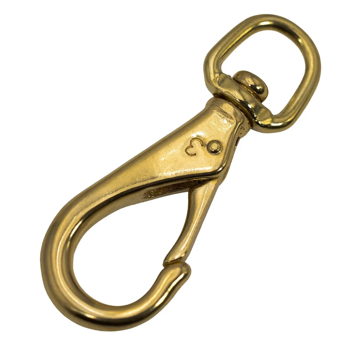 Jeffers Solid Brass Quick Snap, 3/4" x 4-3/8"L