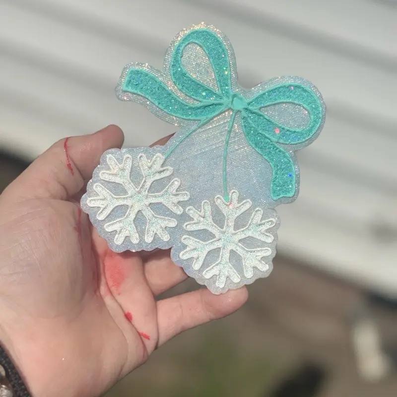 Snowflake Cherries Freshie