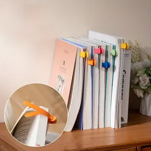1/3pcs With Page Bookmark Folder Silica Gel Simple Book Insert Memory and Page Bookmark Automatic Record Page Reading Tool