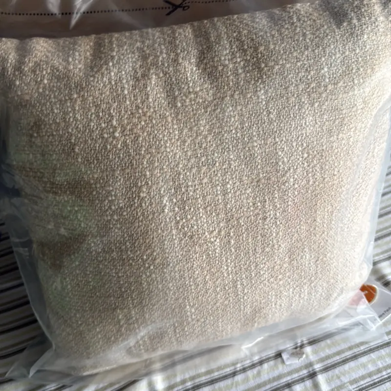 Tan and gold brand new couch cushion