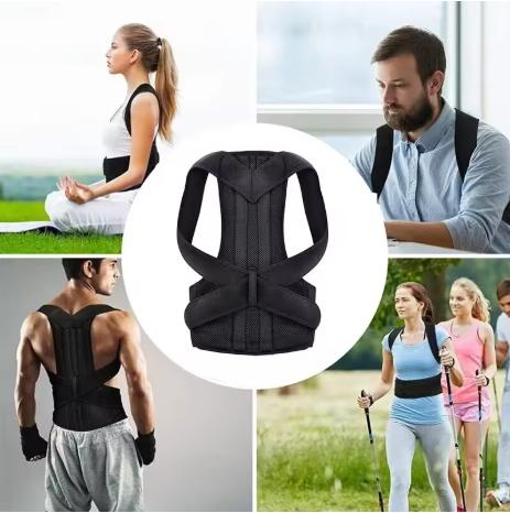 Reinforced lumbar posture correction vest, with adjustable back support straps, shoulder and spine support, and neck stretching device. Reinforced lumbar posture correction vest, with adjustable back support straps, shoulder and spine support, and neck stretching device.