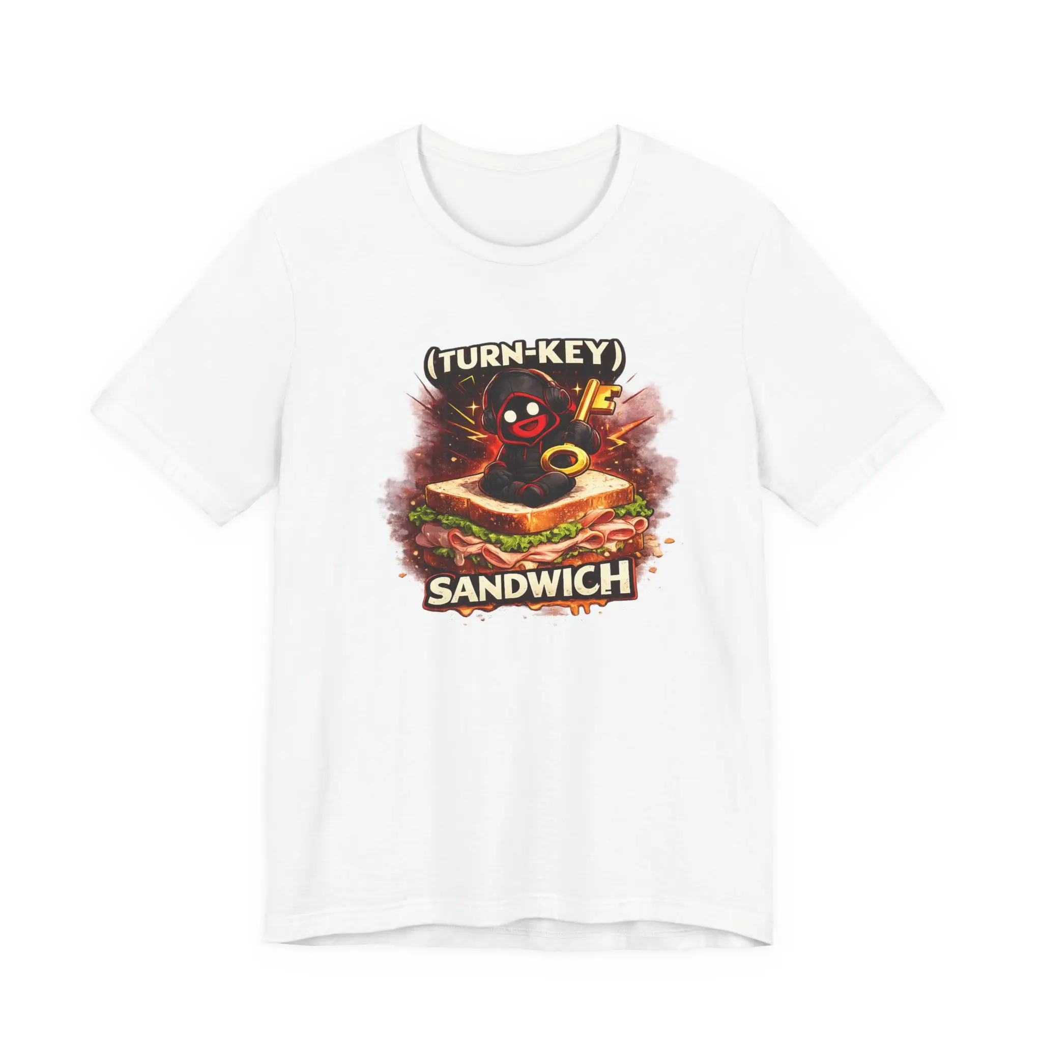 Turn-Key Sandwich T-Shirt | Official Nighttime Assassin Merch
