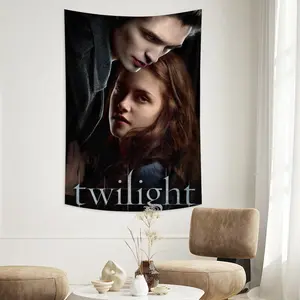 Twilight Poster Tapestry Home Decoration Tapestry Bedroom, Living Room, University Dormitory Decoration Available for Indoor and Outdoor Use-42*24