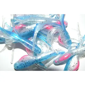 CAM'S 35 Pc 2" Crappie Minnow- Powder Blue Candy Shad Jig