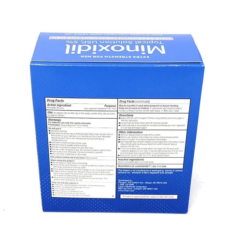 Kirkland 5% Hair Regrowth Serum for Men | Extra Strength | 1 Months Supply