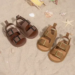 [Lullaby] Infant Baby Boys Sandals Contrast Color Anti-Slip Soft Sole Shoes Beach Slipper Toddler First Walkers Shoes