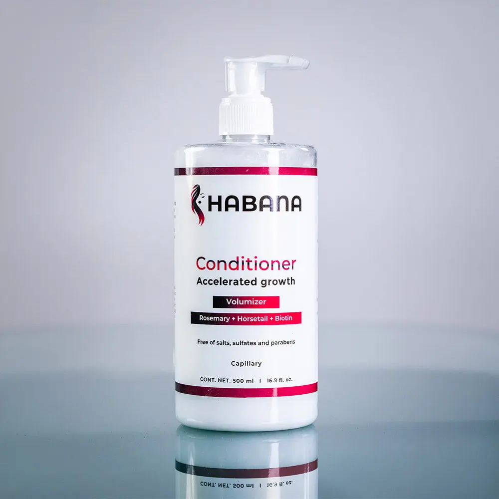 Habana Celestial Glow Conditioner - Accelerated Growth Volumizer with Rosemary Horsetail & Biotin for Healthy Volume & Shine 500ml
