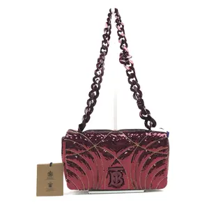 Pre-owned BURBERRY Leather Shoulder Bags 9.06'' R3899 Shoulder Bag C1366331295 0628 T4 Tiana