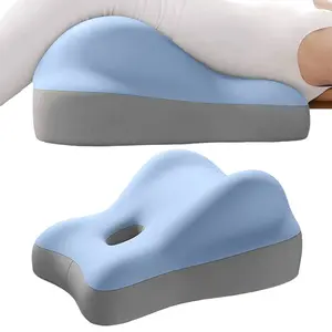Ergonomic Memory Foam Wedge Pillow, Multi-Position Support Cushion for Back, Neck & Waist Pain Relief Bed Pillow