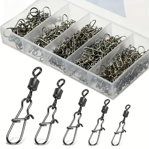 Fishing by anglers: 100 high-quality rotating kits, safety interlocks, multifunctional high-performance fishing accessories, Fishing Hooks