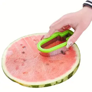 Stainless Steel Watermelon Slicer & Popsicle Mold, Manual Handle, No Power Needed, Dual Function, Ideal for Summer Parties