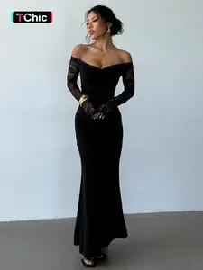 One Shoulder Lace Trim Dress, Elegant Spaghetti Strap Design, Perfect for Party, Casual & Formal Wear, Stylish Women's Clothing