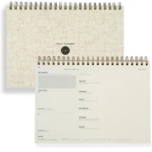 One Focus  Notepad Planner: Undated Daily Desk Planner, Time Management, Focus, and Goal Setting - Mindfulness and   for Neurodivergent Adults & Productivity Support, A4 size - Linen