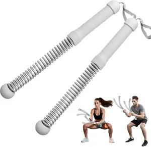 New Upgrade Weighted Cordless Battle Ropes – Quiet Ropeless Training Rope Fitness Equipment for Home Gym, Portable Exercise Battle Rope for Women & Men, Indoor & Outdoor Workouts